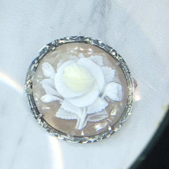 Real Shell Cameo Pin/Pendant - Picture 9 of 11